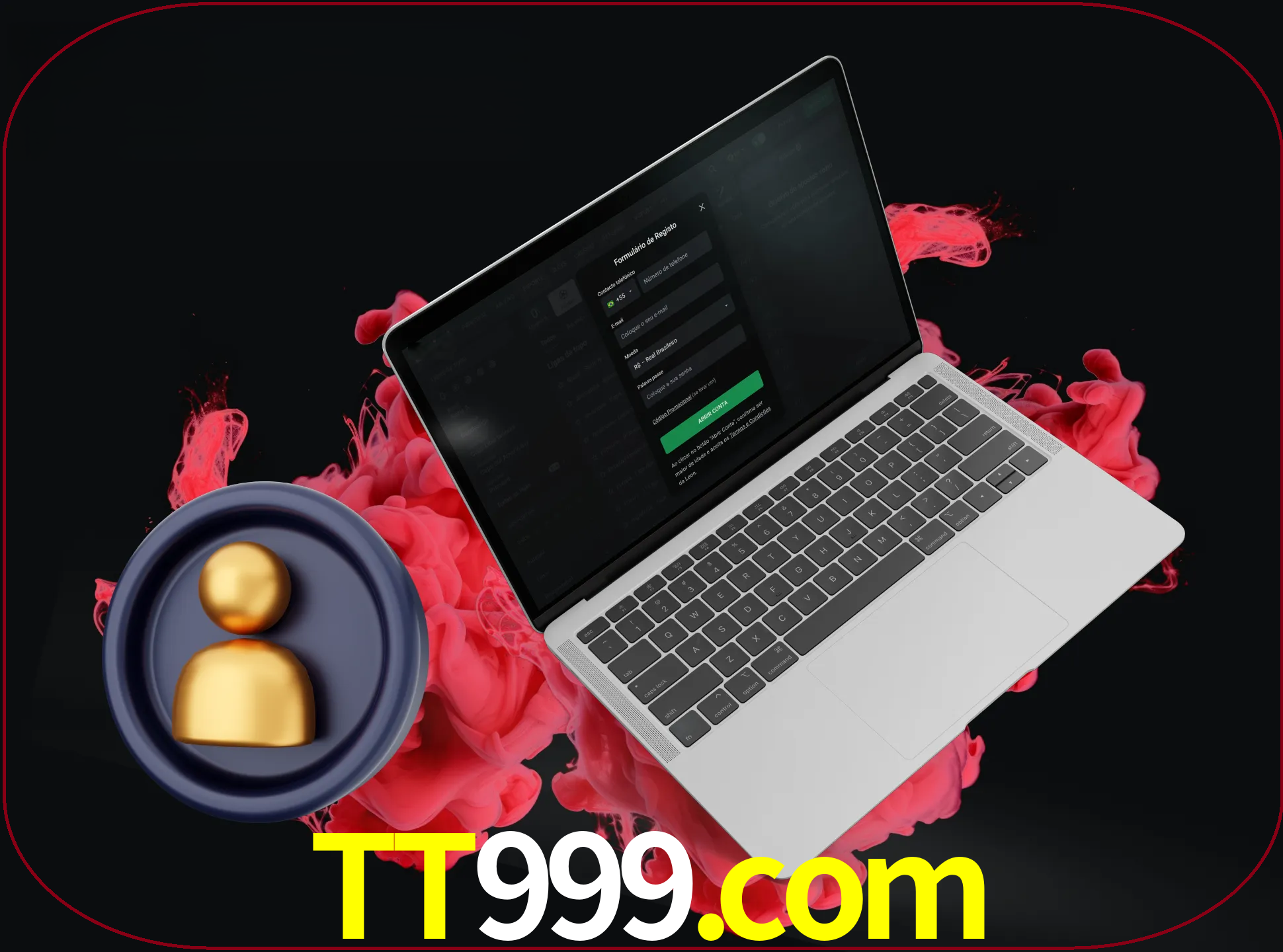 No cabeçalho do site tt999, clique no botão que o levará a um formulário especial onde terá de introduzir as suas informações actuais.