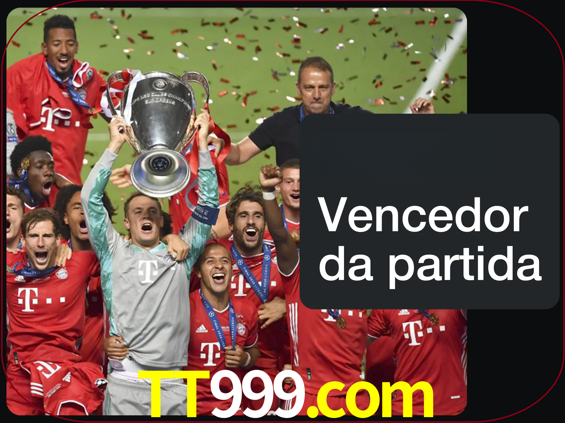 Aposte no vencedor e ganhe uma grande quantia de dinheiro.