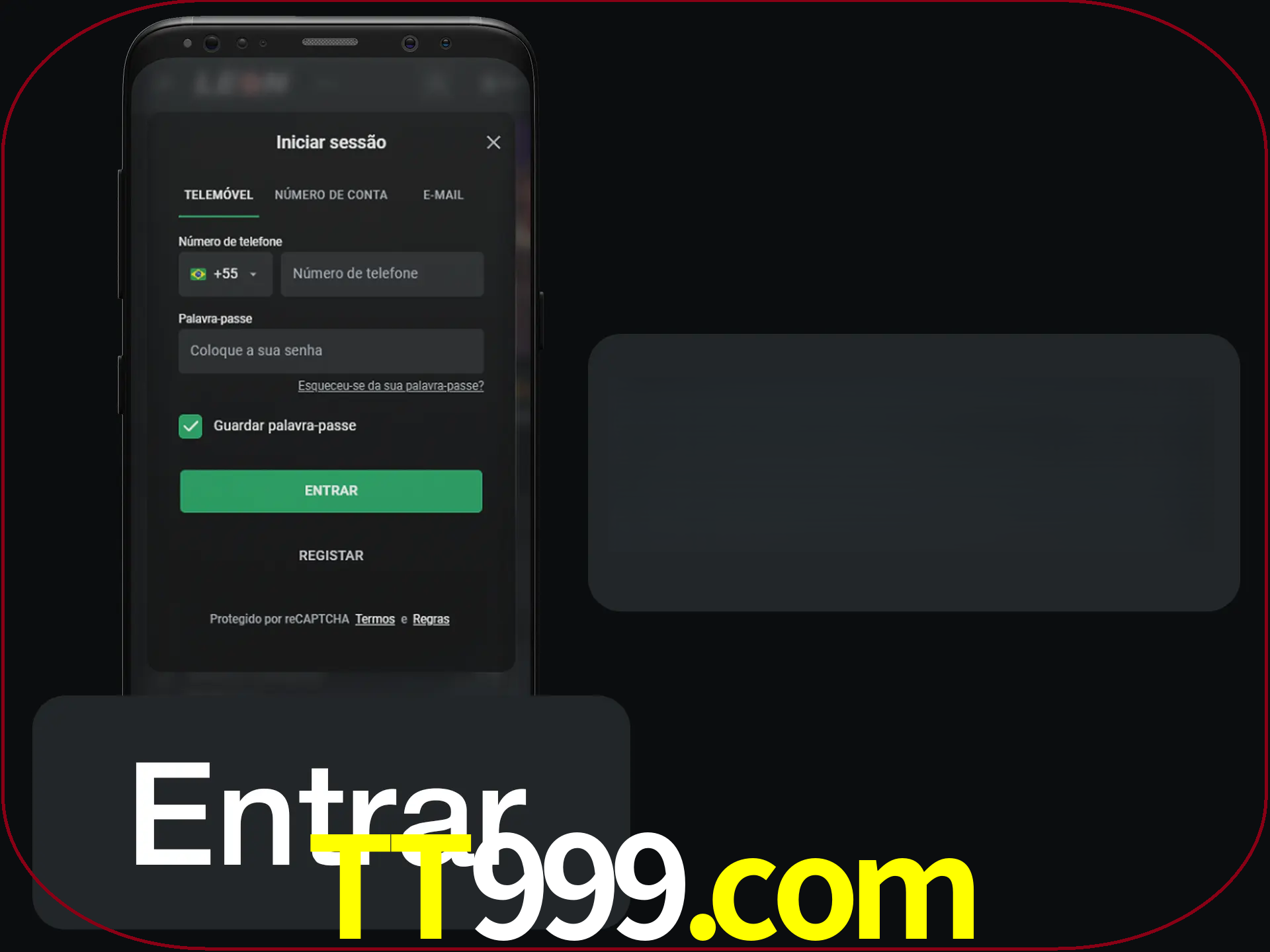 Faça o login para começar a apostar e jogar no cassino.