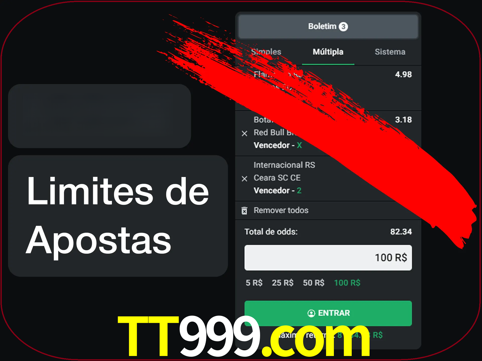 Não faça apostas loucas.